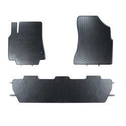 Tappetini per auto Geyer& Hosaja per Peugeot Partner II 2008-2018 su misura in gomma | Materiale resiste | Superficie antiscivolo | Impermeabile